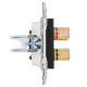 Аудиорозетка 4-м SKANDY SK-A01Bl черн. IEK SK-S40-K02