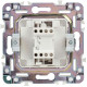Выключатель кнопочный 1-кл. SKANDY 10А SK-V14Bl черн. IEK SK-V17-0-10-K02
