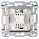 Выключатель кнопочный 1-кл. SKANDY 10А SK-V14N никель IEK SK-V17-0-10-K50