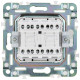 Выключатель перекрестный 2-кл. SKANDY 10А SK-V06Bl черн. IEK SK-V23-0-10-K02