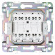 Выключатель перекрестный 2-кл. SKANDY 10А SK-V06N никель IEK SK-V23-0-10-K50