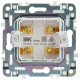 Аудиорозетка 4-м SKANDY SK-A01N никель IEK SK-S40-K50