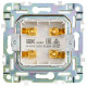 Аудиорозетка 4-м SKANDY SK-A01Gr сер. IEK SK-S40-K03