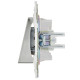 Вывод кабеля SKANDY SK-O01N никель IEK SK-VK10-0-K50