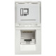 Розетка компьютерная 1мод. PRIMER RJ45 кат.6 РКИ-10-00-П-6 бел. IEK PR-KK40D-RI-0-1-C06U-K01
