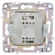 Выключатель 1-кл. SKANDY 10А SK-V01Sh шампань IEK SK-V10-0-10-K37