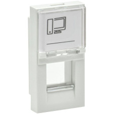 Панель лицевая 1мод. Keystone бел. PRIMER IEK PR-KK40D-PLK-0-1-K01