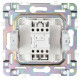Выключатель проходной 1-кл. SKANDY 10А SK-V02N никель IEK SK-V12-0-10-K50