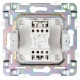Выключатель проходной 1-кл. SKANDY 10А SK-V02Gr сер. IEK SK-V12-0-10-K03