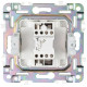 Выключатель 1-кл. SKANDY 10А SK-V07Gr с индикацией сер. IEK SK-V10-1-10-K03