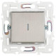 Выключатель 1-кл. SKANDY 10А SK-V07N с индикацией никель IEK SK-V10-1-10-K50