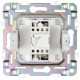 Выключатель 1-кл. SKANDY 10А SK-V07N с индикацией никель IEK SK-V10-1-10-K50