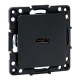 Розетка Стокгольм HDMI механизм черн. EKF EZA00-327-10