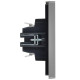 Выключатель жалюзи СП FORTE&PIANO 10А FP511 сталь IEK FP-V15-0-10-1-K46