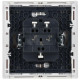 Выключатель жалюзи СП FORTE&PIANO 10А FP211 бел. IEK FP-V15-0-10-1-K01