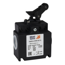 Выключатель концевой OptiLiS D4N-8172 рычаг роликовый вертикальное перемещение EN 50047 XCKT2127P16 КЭАЗ 365317