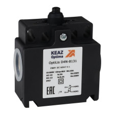 Выключатель концевой OptiLiS D4N-8131 толкатель пластик. EN 50047 XCKT2112P16 КЭАЗ 365314