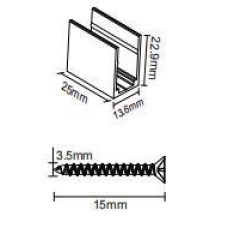 Комплект монтажных клипс для ленты NEON 1120 HB IP65 (уп.10шт) VARTON V4-NS-00.0053.STR-0012