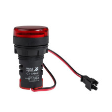 Индикатор тока и напряжения OptiSignal Compact D22 С7-VAM-4 красн. 50-500В AC/0-100А AD22VAM КЭАЗ 375699