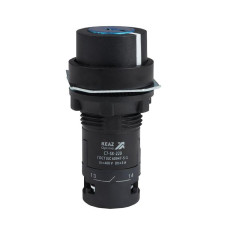 Переключатель 2 положения OptiSignal Compact D22 С7-SK-220 черн. с ключом 2НО XB7NG23 КЭАЗ 362143