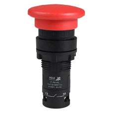 Кнопка грибовидная OptiSignal Compact D22 С7-PM-411 красн. 1НО+1НЗ КЭАЗ 362126