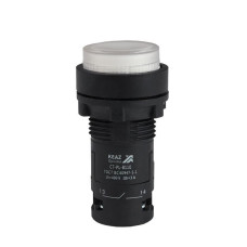 Кнопка с подсветкой OptiSignal Compact D22 С7-PL-B110 бел. 1НО 24В AC/DC XB7NW31B1 КЭАЗ 362089