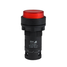 Кнопка с подсветкой OptiSignal Compact D22 С7-PL-B410 красн. 1НО 24В AC/DC XB7NW34B1 КЭАЗ 362091