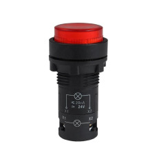 Кнопка с подсветкой OptiSignal Compact D22 С7-PL-B401 красн. 1НЗ 24В AC/DC XB7NW34B2 КЭАЗ 362086