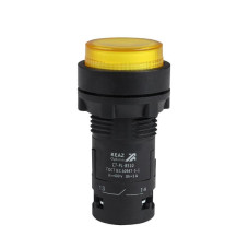 Кнопка с подсветкой OptiSignal Compact D22 С7-PL-B510 желт. 1НО 24В AC/DC XB7NW35B1 КЭАЗ 362092