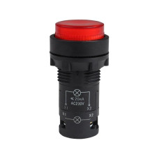 Кнопка с подсветкой OptiSignal Compact D22 С7-PL-M401 красн. 1НЗ 230В AC XB7NW34M2 КЭАЗ 362096