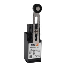 Выключатель концевой OptiLiS D4N-412G рычаг регулируемый с роликом пластик. EN 50047 XCKN2145P20 КЭАЗ 365310