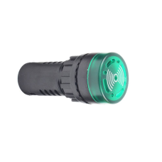 Зуммер с пульсирующим сигналом OptiSignal Compact D22 С7-B-B3FL зел. с подсветкой 24В AC/DC КЭАЗ 362171