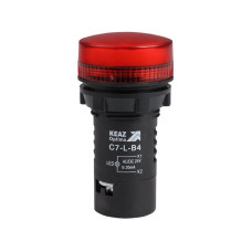 Лампа светодиодная OptiSignal Compact D22 С7-L-B4 красн. 24В AC/DC XB7EV04BP КЭАЗ 362150