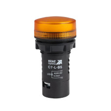 Лампа светодиодная OptiSignal Compact D22 С7-L-B5 желт. 24В AC/DC XB7EV05BP КЭАЗ 362151