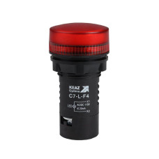 Лампа светодиодная OptiSignal Compact D22 С7-L-F4 красн. 110В AC/DC XB7EV04GP КЭАЗ 362155