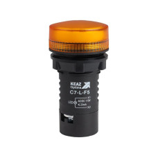 Лампа светодиодная OptiSignal Compact D22 С7-L-F5 желт. 110В AC/DC XB7EV05GP КЭАЗ 362156