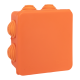 Коробка огнестойкая E45 85х85х40мм IP55 с клеммниками 6 полюсов 0.5-6кв.мм HF EKF plc-kmfr-85-606