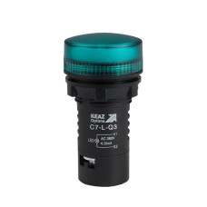 Лампа светодиодная OptiSignal Compact D22 С7-L-Q3 зел. 380В AC XB7EV03QP КЭАЗ 362164