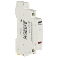 Лампа индикаторная одинарная LED 12-48В AC/DC красн. ARMAT IEK AR-LED-1-2-R