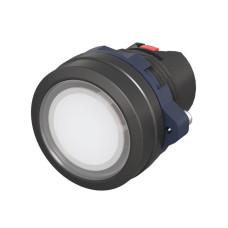 Головка кнопки плоская прозрачная без фиксации бел. DKC M22P-FMLWP