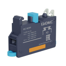 Блок контактный с клеммным безвинтовым зажимом нормально-открытый DKC MC-NOPP