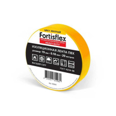Изолента ПВХ Heavy Duty 19х0.18х20 желт. Fortisflex 90819