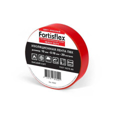 Изолента ПВХ Heavy Duty 19х0.18х20 красн. Fortisflex 90821