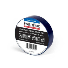 Изолента ПВХ 15х0.13х20 син. Fortisflex 90808