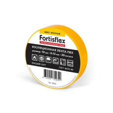 Изолента ПВХ 19х0.13х20 желт. Fortisflex 90812