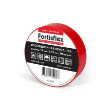 Изолента ПВХ 19х0.13х20 красн. Fortisflex 90814