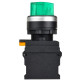 Переключатель 2 полож. 1НО+1НЗ с подсветкой зел. MASTER IEK MI-SW60-11XD-3-14-2-K06