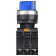Переключатель 2 полож. 1НО+1НЗ с подсветкой син. MASTER IEK MI-SW60-11XD-3-14-2-K07