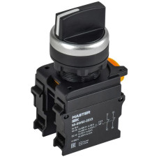 Переключатель 3 полож. 2НЗ черн. MASTER IEK MI-SW60-20X3-5-24-3-K02