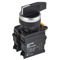Переключатель 3 полож. 2НО возвратный длин. ручка MASTER IEK MI-SW60-20XB33-4-25-3-K02